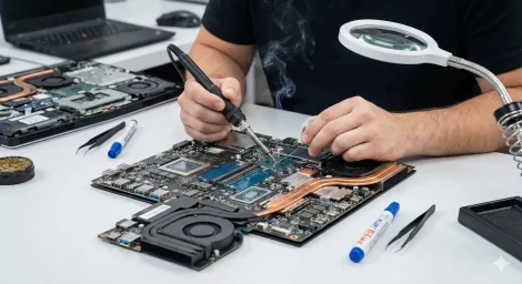 תיקון לוח אם - ברמת הרכיב