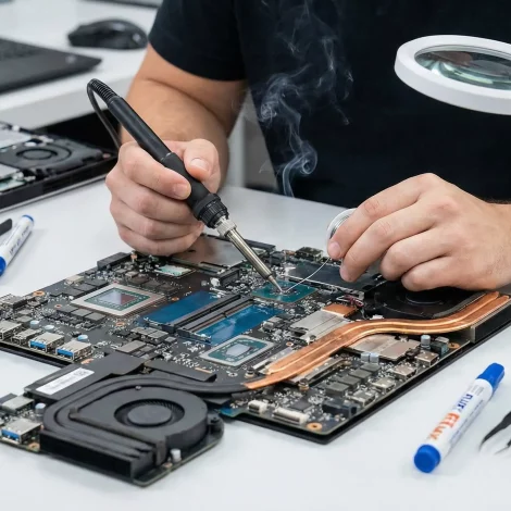 תיקון לוח אם - ברמת הרכיב